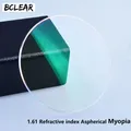 BCLEAR – lentilles en résine indice 1.61 lentilles optiques UV400 revêtement réfléchissant