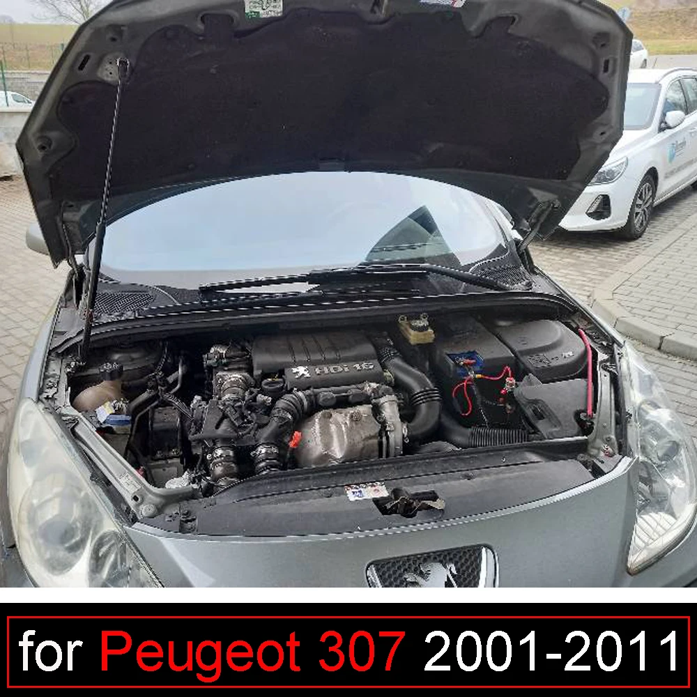 Entretoise modifiée pour Peugeot 307 2001 – 2011, 1 pièce, pour capot avant, maintien du capot, amortisseur à ressort à gaz, tige de bras, Support de levage, Piston