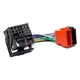 Adaptateur ISO pour autoradio câble de commutation pour KIT 307 308 407 607 807 1007 cristaux