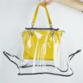 Sacs en plastique transparents imperméables pour femmes housse de pluie sac à main pour hommes