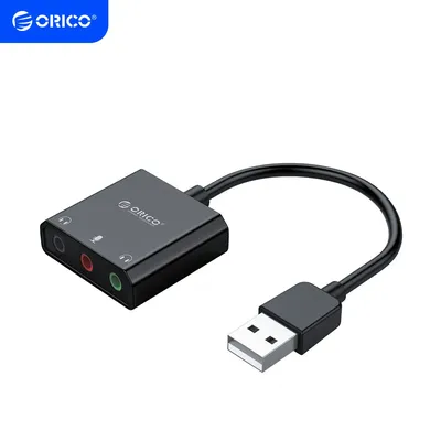 ORICO-Carte son externe avec interface USB 3.5mm microphone stéréo réglage du volume audio