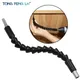 Porte-embout de tournevis d'extension outils de réparation noirs embouts d'arbre flexibles lien