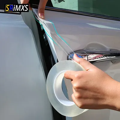Autocollants de bande de pare-chocs de seuil de porte de voiture autocollant de protection de