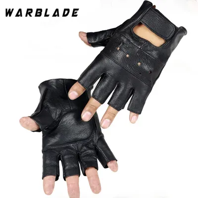 WarBLade-gants en cuir de mouton authentiques pour hommes de haute qualité antidérapants gants de