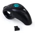 Souris trackball numérique sans fil 2.4GHz conception ergonomique doigt utilisant la boule de