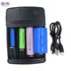 Chargeur de batterie intelligent USB à 4 fentes pour accumulateur Rechargeable 1.2V A AA AAA NiMh