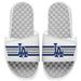 Men's ISlide White Los Angeles Dodgers Varsity Stripes Slide Sandals