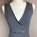 Athleta Dresses | Athleta Adjustable Length Dress Medium Super Soft | Color: Blue/White | Size: M