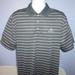 Nike Shirts | Nike Golf Fit Dry Gray Striped Golf Shirt L | Color: Gray/White | Size: L