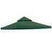 Forerate Gazebo Top Replacement Canopy Fabric in Green | 117.6 H x 117.6 W x 1 D in | Wayfair 04OGD0008BGR
