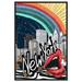 Oliver Gal Cities & Skylines New York Colorful United States Cities - Graphic Art On Canvas in Gray/Red/White | 30 H x 20 W x 1.5 D in | Wayfair