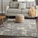 Gray 70 x 46 x 0.5 in Area Rug - 17 Stories Ryo Abstract Ivory/Area Rug Polyester | 70 H x 46 W x 0.5 D in | Wayfair