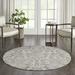 White 63 x 0.5 in Area Rug - Charlton Home® Yurig Abstract Gray/Ivory Area Rug Polypropylene | 63 W x 0.5 D in | Wayfair