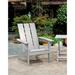 Highland Dunes Welshire Solid Wood Adirondack Chair Wood in Gray | 35 H x 29.25 W x 33 D in | Wayfair AA4F3523EE874375A99D2A99264853D9