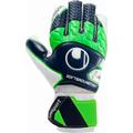 UHLSPORT Equipment - Torwarthandschuhe Soft HN Comp Torwarthandschuh, Größe 10 in marine/fluo grün/weiß