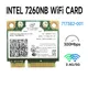 Carte Wifi sans fil pour les touristes Intel 7260 NB 7260HMW 7260NB Mini PCI-E 300Mbps