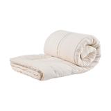 myMerino™ Topper, Organic Merino Wool Mattress Topper by Sleep & Beyond in Ivory (Size QUEEN)