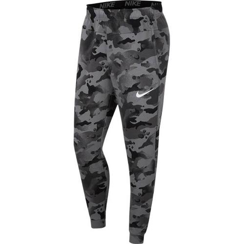 NIKE Herren Trainingshose Dri-Fit Camo Training Pants, Größe S in Grau