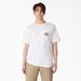 Dickies Men's Chest Logo Pocket T-Shirt - White Size L (WS33P)