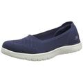 Skechers Women's On-the-go Flex Wonderous Pumps,Navy Textile Trim,3 UK