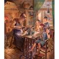 Bloomsbury Market Jewish Shoemaker - Painting Print on Canvas in Brown/Green | 20 H x 16 W x 2 D in | Wayfair 940F30C828704237AB1C6D4BED187DEE