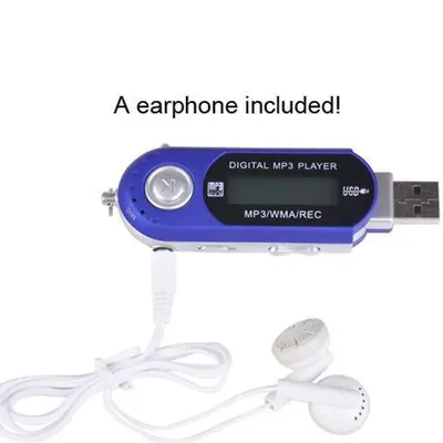 Mini lecteur MP3 avec écran LCD USB haute définition musique Support Radio FM écouteurs