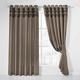 Lewis's Denver Faux Silk Eyelet Curtains | Easy Hang Polyester Lined Curtains For Bedrooms, Living Rooms | Pleated Border Eyelet Curtains | [8 Colours, 5 Sizes]