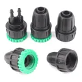 Connecteurs de tuyau d'irrigation 16PE filetage 1/2 "3/4" 2 pièces, connecteur de tuyau d'irrigation agricole, connecteurs d'eau de jardin
