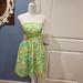 Lilly Pulitzer Dresses | Cute! Lilly Pulitzer Strapless Dress Size 2 | Color: Green/Pink | Size: 2