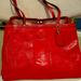 Coach Bags | Coach Red Leather Bag | Color: Red | Size: Os