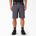 Dickies Men's Flex Performance Workwear Gdt Cargo Shorts, 11" - Gray/black Size 34 (WD4903)
