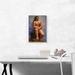 ARTCANVAS Nude Seated on a Rock 1921 by Pablo Picasso - Wrapped Canvas Painting Print Canvas, Wood in Brown/Indigo | 18 H x 12 W x 1.5 D in | Wayfair