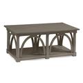 Braxton Culler Farrand Floor Shelf Coffee Table w/ Storage Wood in Gray | 19 H x 44 W x 24 D in | Wayfair 1043-072/STONEHEARTH