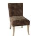 Hekman Brooke Side Chair Upholstered/Fabric in Black/Brown | 35 H x 20 W x 29 D in | Wayfair 72301000-072119