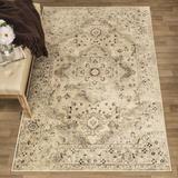 White 60 x 0.31 in Area Rug - Bungalow Rose Albata Oriental Cream Area Rug Polypropylene | 60 W x 0.31 D in | Wayfair