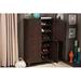 Corrigan Studio® 18 Pair Shoe Storage Cabinet Manufactured Wood in Brown | 48.17 H x 29.95 W x 13.1 D in | Wayfair 89F780059BA94AD897625B1B8012F32F