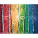 Loon Peak® Rainbow Birch by Amy Valiante - Painting Print Canvas in Green | 12 H x 16 W x 1.5 D in | Wayfair F2431312C3A74B8692C3DDAA9863FAB2