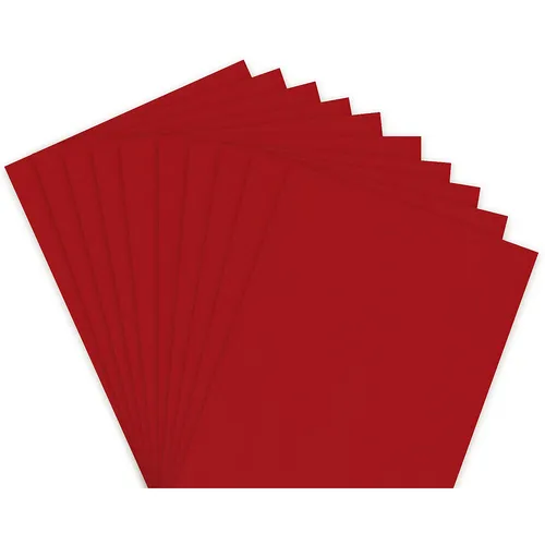 Folia Papier carton, rouge, 21 x 29,7 cm, 50 feuilles