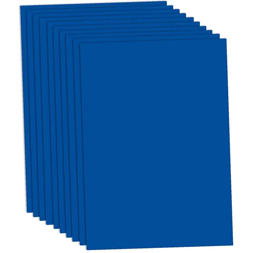 Papier cartonné, bleu foncé, 50 x 70 cm, 10 feuilles