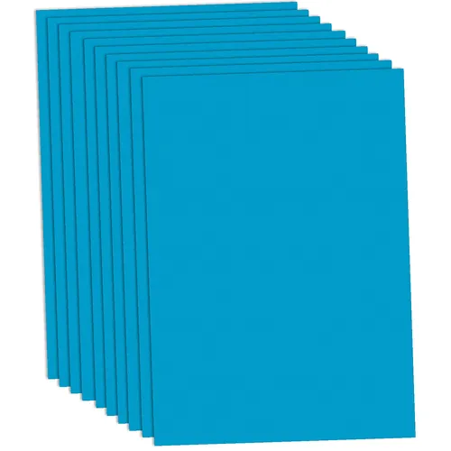 Papier à dessin, bleu clair, 50 x 70 cm, 10 feuilles