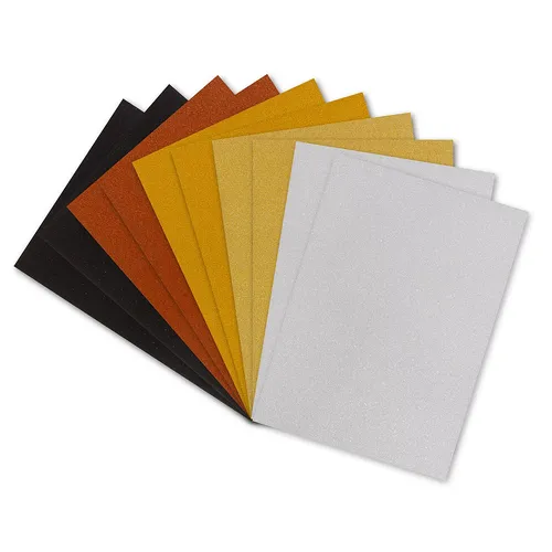 Papier cartonné scintillant ""classique"", 20 x 30 cm, 10 feuilles