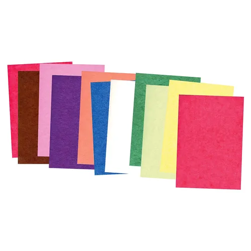 buttinette Papier transparent, multicolore, A4, 20 feuilles