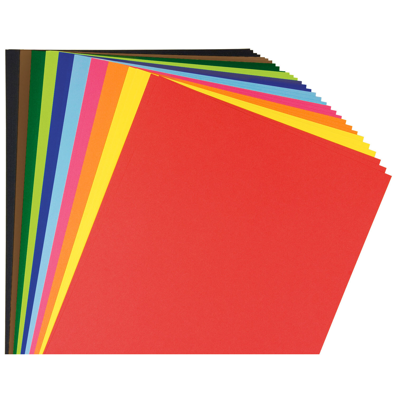 Papier à dessin coloré, multicolore, 21 x 29,7 cm, 100 feuilles