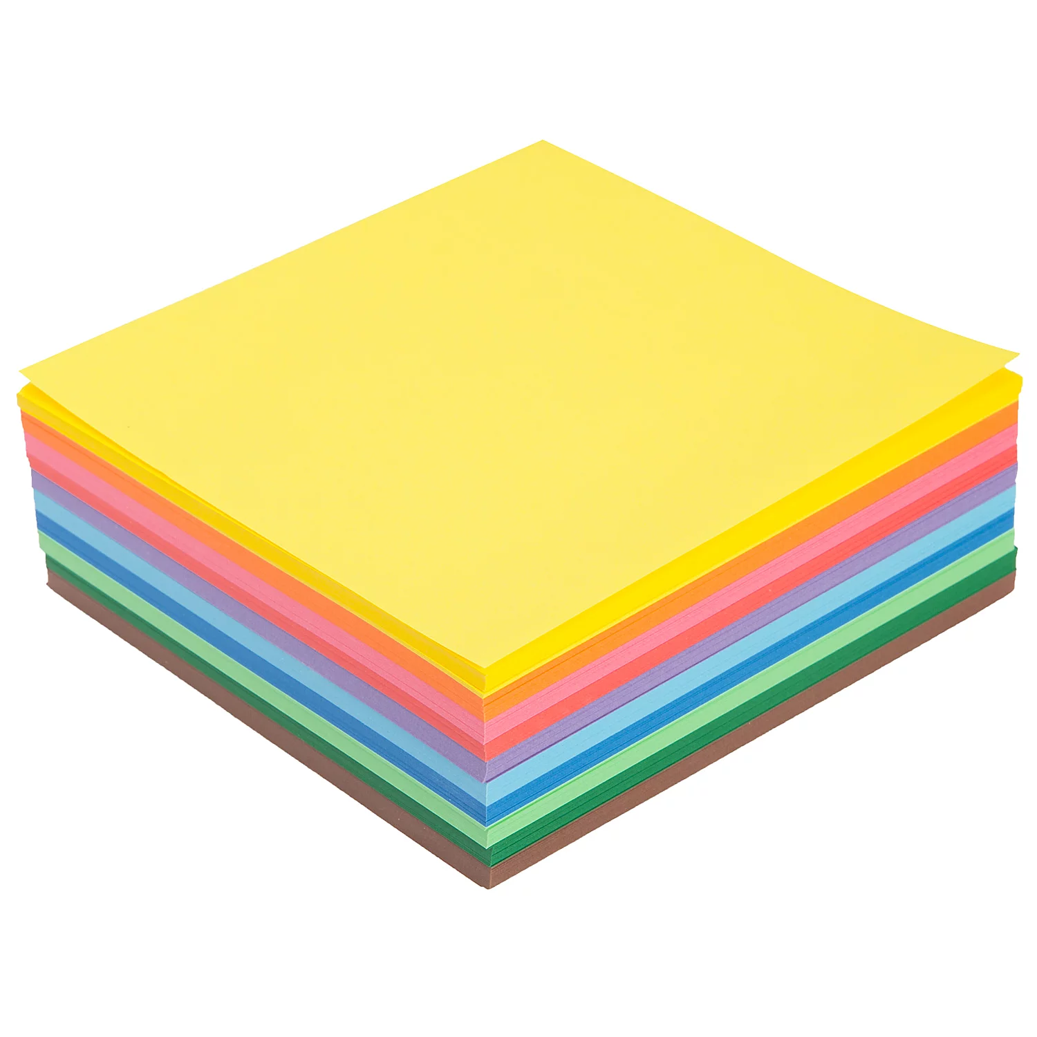 Papiers à plier, multicolore, 16 x 16 cm, 600 feuilles