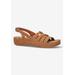 Women's Kehlani Sandals by Easy Street in Tan (Size 8 M)