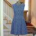 J. Crew Dresses | J. Crew Blue Lace-Like Sleeveless Dress | Color: Blue | Size: 6