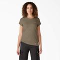 Dickies Women's Cooling Short Sleeve Pocket T-Shirt - Military Green Heather Size L (SSF400)