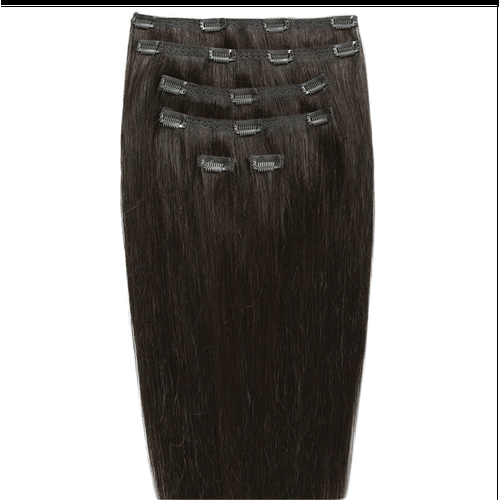 Gold24 Gold24 Clip-in Extensions #4 Braun - 60 cm Haarextensions