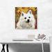 ARTCANVAS American Eskimo Dog Breed Yellow Red - Wrapped Canvas Graphic Art Print Canvas, in Black/White/Yellow | 18 H x 18 W x 0.75 D in | Wayfair