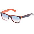 Ray-Ban Unisex New Wayfarer Sunglasses, Blue and Orange, 55 mm UK